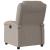 Fotoliu rabatabil electric, gri taupe, material textil GartenMobel Dekor