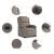 Fotoliu electric rabatabil cu ridicare, gri taupe, textil GartenMobel Dekor