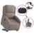 Fotoliu electric rabatabil cu ridicare, gri taupe, textil GartenMobel Dekor