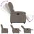 Fotoliu electric rabatabil cu ridicare, gri taupe, textil GartenMobel Dekor