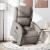 Fotoliu electric rabatabil cu ridicare, gri taupe, textil GartenMobel Dekor