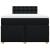 Pat box spring cu saltea, negru, 120x200 cm, textil GartenMobel Dekor