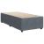 Pat box spring cu saltea, gri închis, 90x200 cm, catifea GartenMobel Dekor