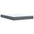 Pat box spring cu saltea, gri închis, 140x200 cm, catifea GartenMobel Dekor