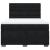 Pat box spring cu saltea, negru, 140x200 cm, catifea GartenMobel Dekor