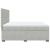 Pat box spring cu saltea, gri deschis, 180x200 cm, catifea GartenMobel Dekor