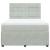 Pat box spring cu saltea, gri deschis, 140x190 cm, catifea GartenMobel Dekor