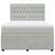 Pat box spring cu saltea, gri deschis, 140x190 cm, catifea GartenMobel Dekor