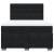 Pat box spring cu saltea, negru, 140x200 cm, catifea GartenMobel Dekor