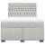 Pat box spring cu saltea, gri deschis, 160x200 cm, catifea GartenMobel Dekor