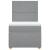 Pat box spring cu saltea, gri deschis, 90x200 cm, textil GartenMobel Dekor