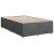 Pat box spring cu saltea, gri închis, 120x200 cm, textil GartenMobel Dekor