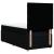 Pat box spring cu saltea, negru, 90x190 cm, textil GartenMobel Dekor