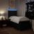 Pat box spring cu saltea, negru, 90x190 cm, textil GartenMobel Dekor