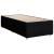 Pat box spring cu saltea, negru, 90x190 cm, textil GartenMobel Dekor