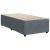Pat box spring cu saltea, gri închis, 90x190 cm, catifea GartenMobel Dekor