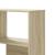 Bibliotecă de colț cu 4 niveluri stejar sonoma 85x85x140cm lemn GartenMobel Dekor