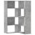 Bibliotecă 4 niveluri gri beton 85x85x140 cm lemn prelucrat GartenMobel Dekor