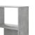 Bibliotecă 4 niveluri gri beton 85x85x140 cm lemn prelucrat GartenMobel Dekor