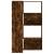 Bibliotecă 4 niveluri stejar fumuriu 85x85x140cm lemn prelucrat GartenMobel Dekor