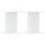 Suporturi de plante, 2 buc., alb, 30x30x40 cm, lemn prelucrat GartenMobel Dekor