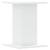 Suporturi de plante, 2 buc., alb, 30x30x40 cm, lemn prelucrat GartenMobel Dekor