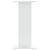 Suporturi de plante, 2 buc., alb, 30x30x60 cm, lemn prelucrat GartenMobel Dekor