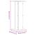 Suport de plante, 2 buc., gri beton, 30x30x80 cm lemn prelucrat GartenMobel Dekor