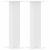 Suporturi de plante, 2 buc., alb, 30x30x95 cm, lemn prelucrat GartenMobel Dekor