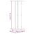 Suporturi de plante, 2 buc., alb, 30x30x95 cm, lemn prelucrat GartenMobel Dekor