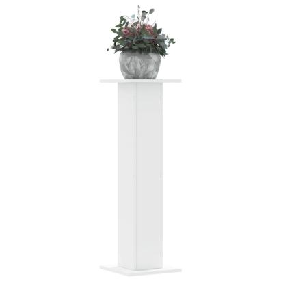 Suporturi de plante, 2 buc., alb, 30x30x95 cm, lemn prelucrat GartenMobel Dekor
