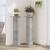 Suport de plante, 2 buc., gri beton, 30x30x95 cm lemn prelucrat GartenMobel Dekor