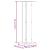 Suporturi de plante 2 buc. gri sonoma 30x30x95cm lemn prelucrat GartenMobel Dekor