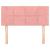 Tăblie de pat, roz, 90x5x78/88 cm, catifea GartenMobel Dekor