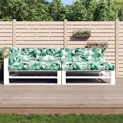 Perne de paleți, 5 buc., model cu frunze, material textil GartenMobel Dekor