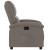 Fotoliu rabatabil, gri taupe, material textil GartenMobel Dekor