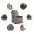 Fotoliu rabatabil, gri taupe, material textil GartenMobel Dekor