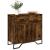 Dulap, stejar fumuriu, 79,5x35,5x74,5 cm, lemn prelucrat GartenMobel Dekor
