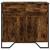 Dulap, stejar fumuriu, 79,5x35,5x74,5 cm, lemn prelucrat GartenMobel Dekor