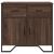 Dulap, stejar maro, 79,5x35,5x74,5 cm, lemn prelucrat GartenMobel Dekor