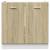 Dulap inferior, stejar sonoma, 80x46x81,5 cm, lemn prelucrat GartenMobel Dekor