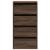 Dulap colț cu sertare stejar maro 40x41x76 cm lemn prelucrat GartenMobel Dekor
