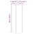 Suport de plante, 2 buc., gri beton, 17x17x60 cm lemn prelucrat GartenMobel Dekor
