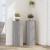 Suporturi de plante 2 buc. gri sonoma 25x25x80cm lemn prelucrat GartenMobel Dekor