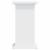 Suport de plante, alb, 33x33x60 cm, lemn prelucrat GartenMobel Dekor
