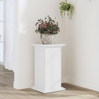 Suport de plante, alb, 33x33x60 cm, lemn prelucrat GartenMobel Dekor