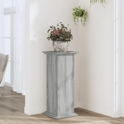 Suport de plante, sonoma gri, 33x33x80 cm, lemn prelucrat GartenMobel Dekor