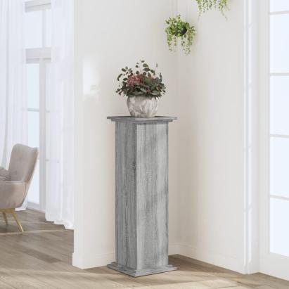 Suport de plante, sonoma gri, 33x33x100 cm, lemn prelucrat GartenMobel Dekor