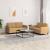 Set canapea 2 piese, maro, catifea GartenMobel Dekor
