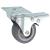 Roți pivotante cu frâne duble, 4 buc., 50 mm GartenMobel Dekor